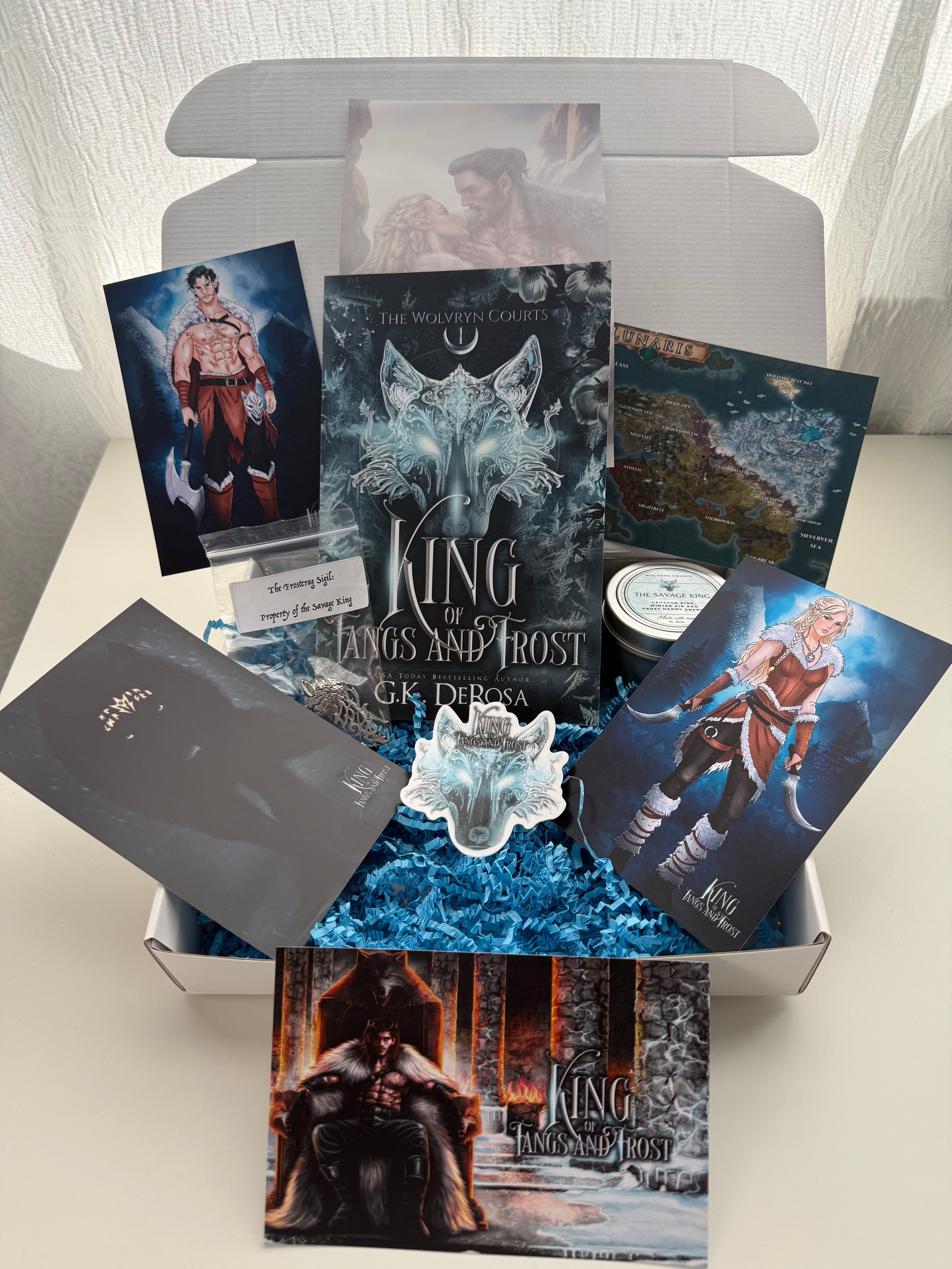 King of Fangs and Frost Deluxe Book Box
