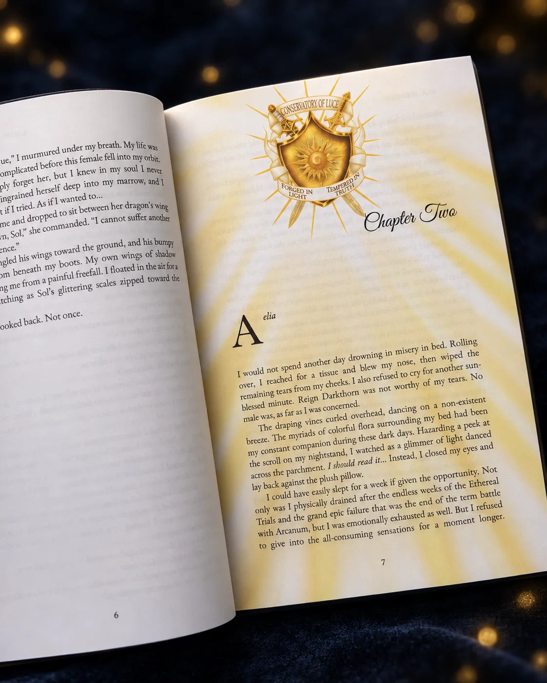 Color chapter headers on Crown of Flames and Ash